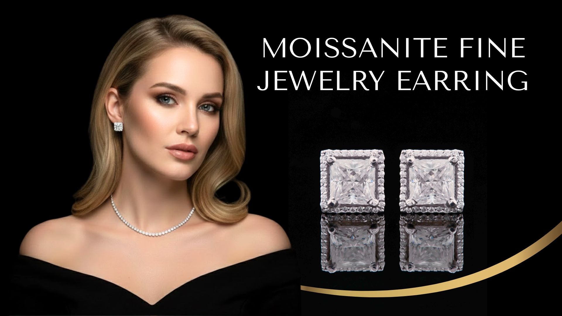 Moissanite Fine Jewelry Earring