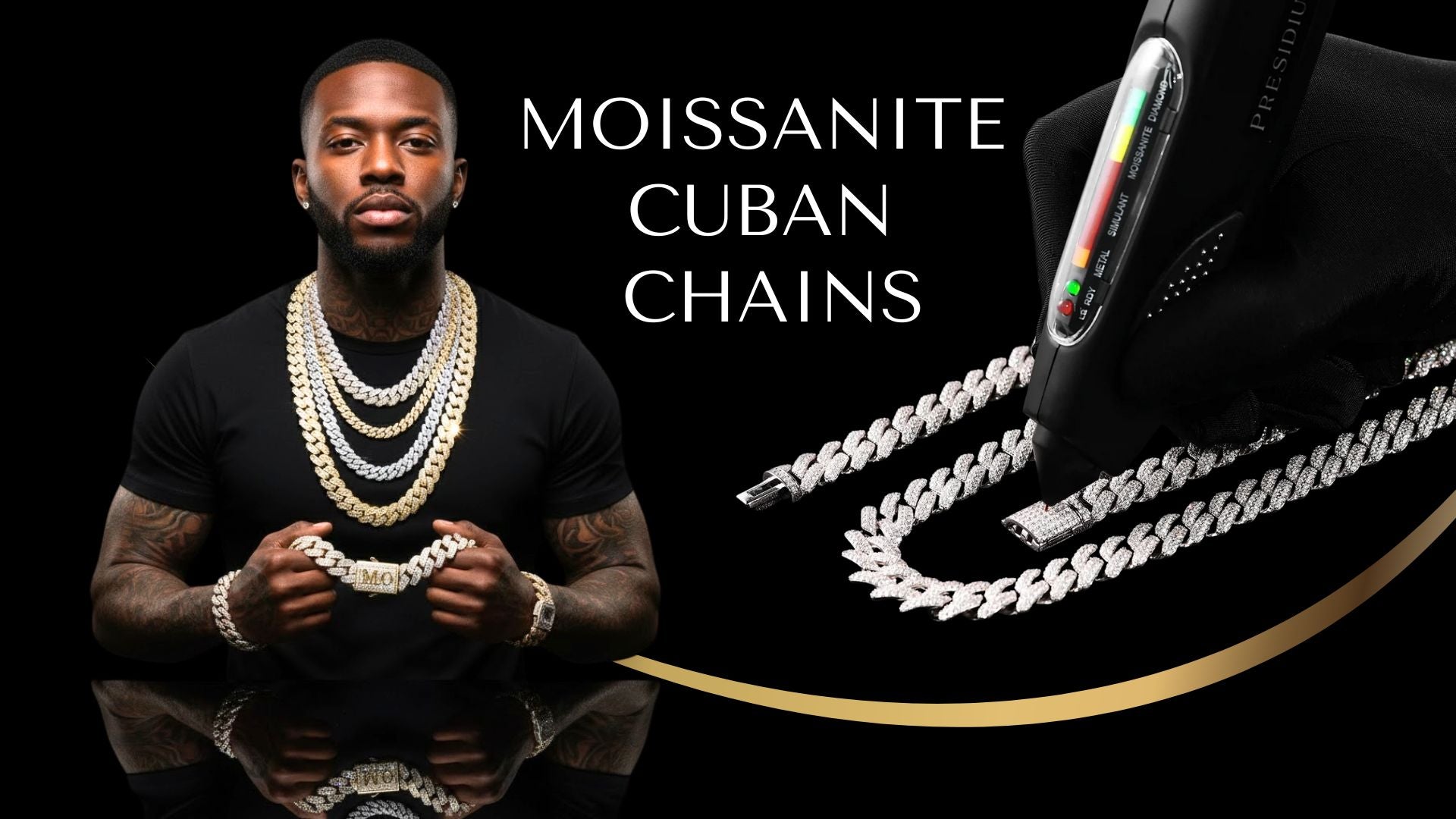 Moissanite Cuban Chains