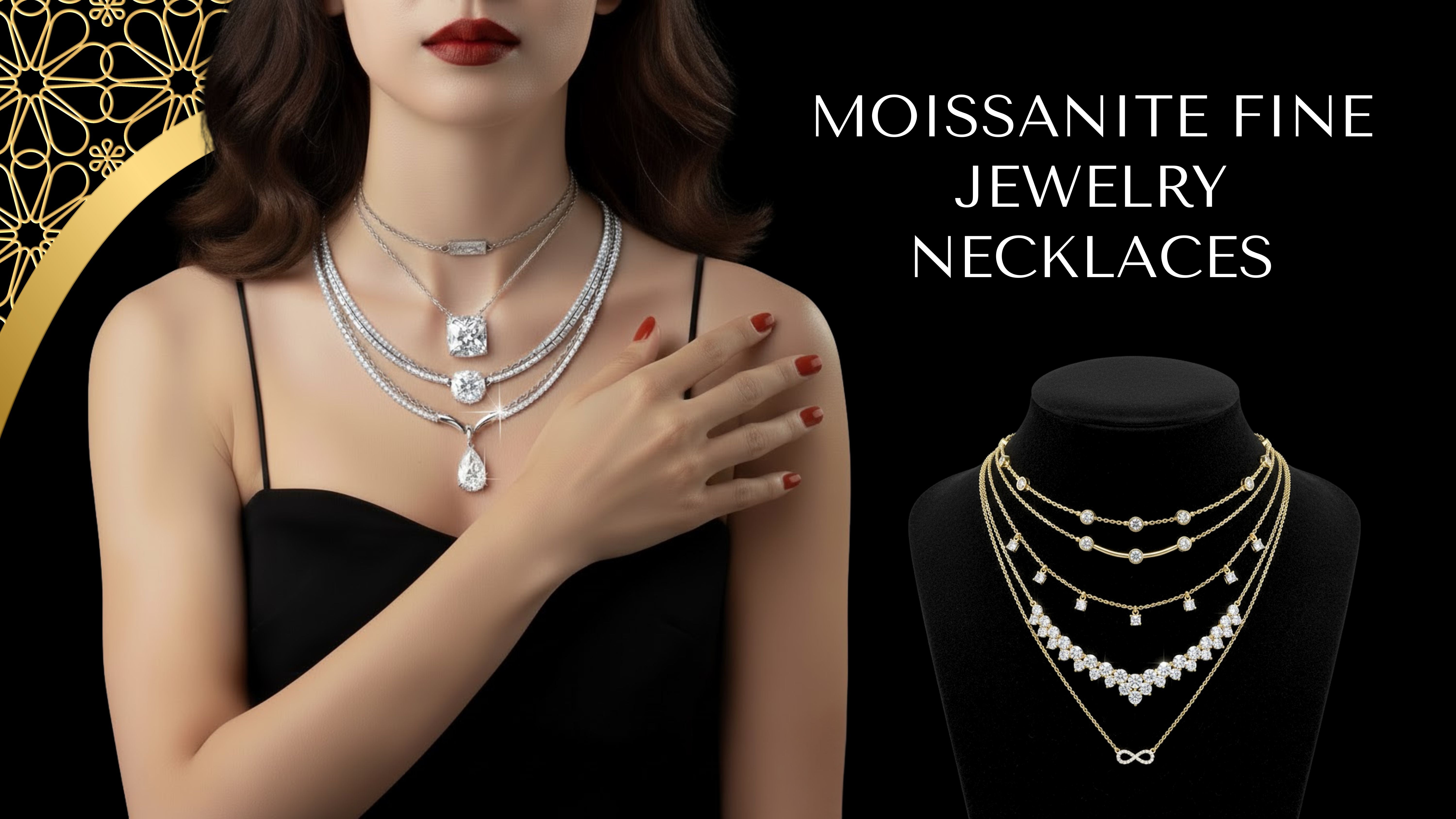 Moissanite Fine Jewelry Necklaces