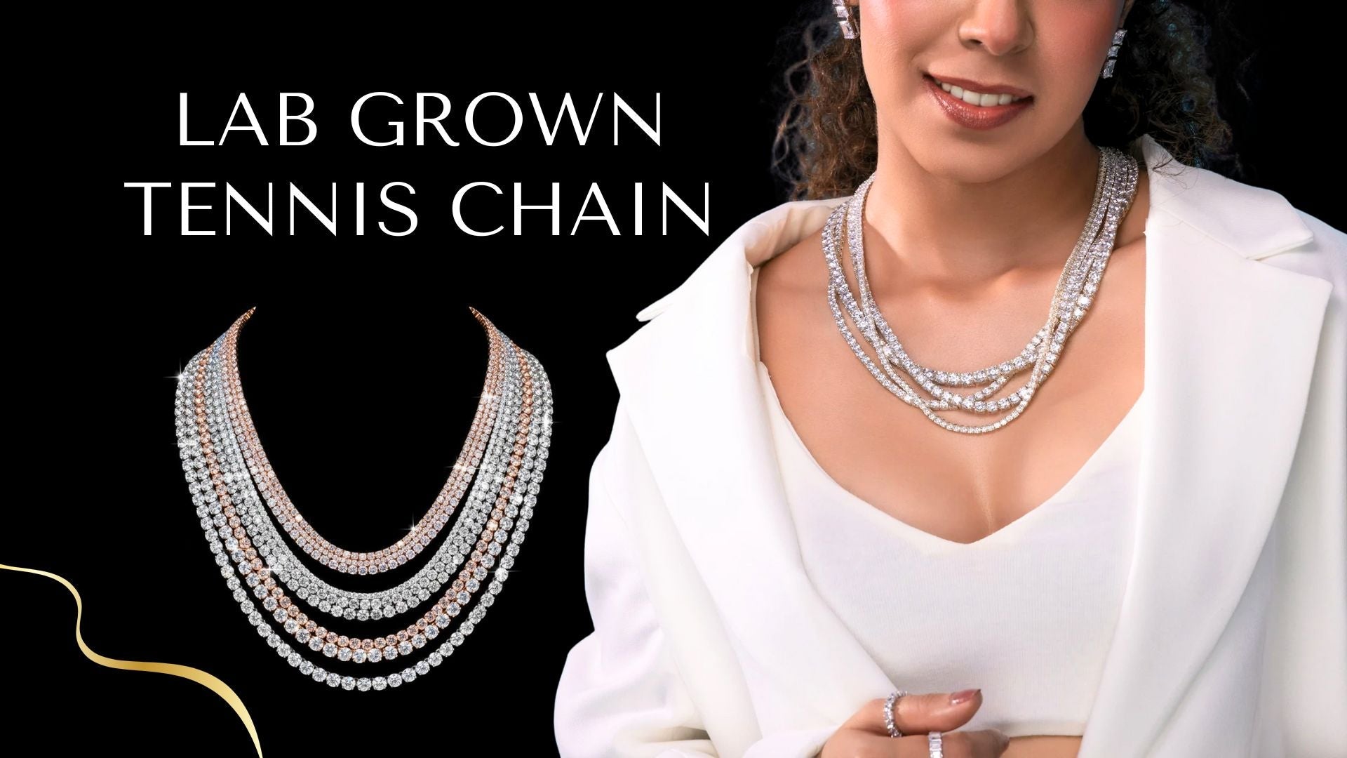 Lab Grown Tennis chain