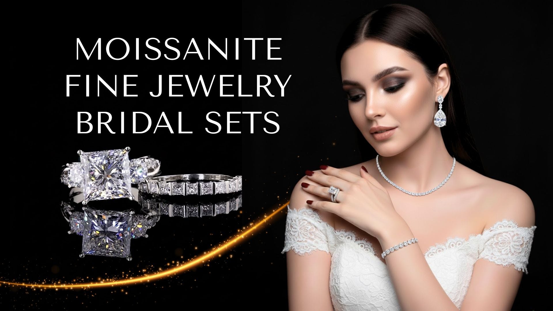 Moissanite Fine Jewelry Bridal Sets