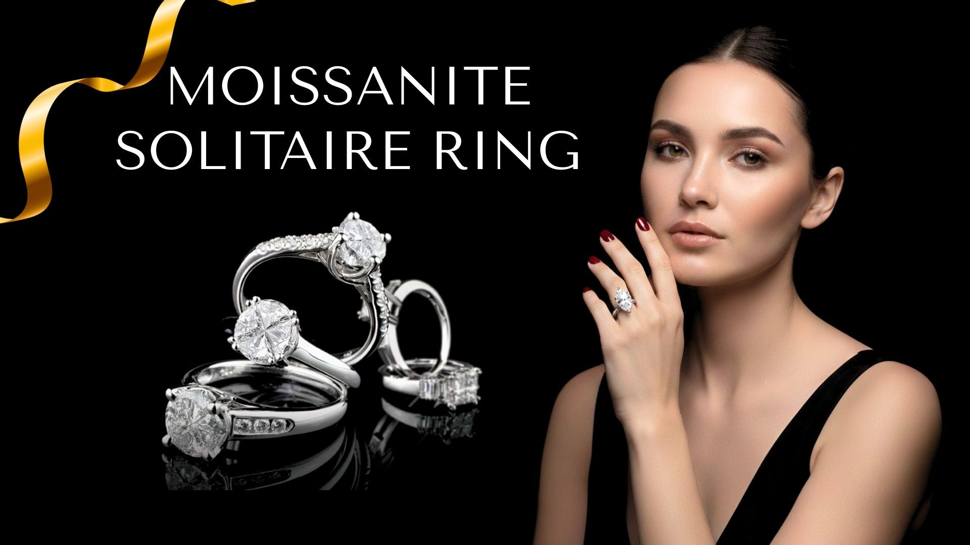 Moissanite Solitaire Ring