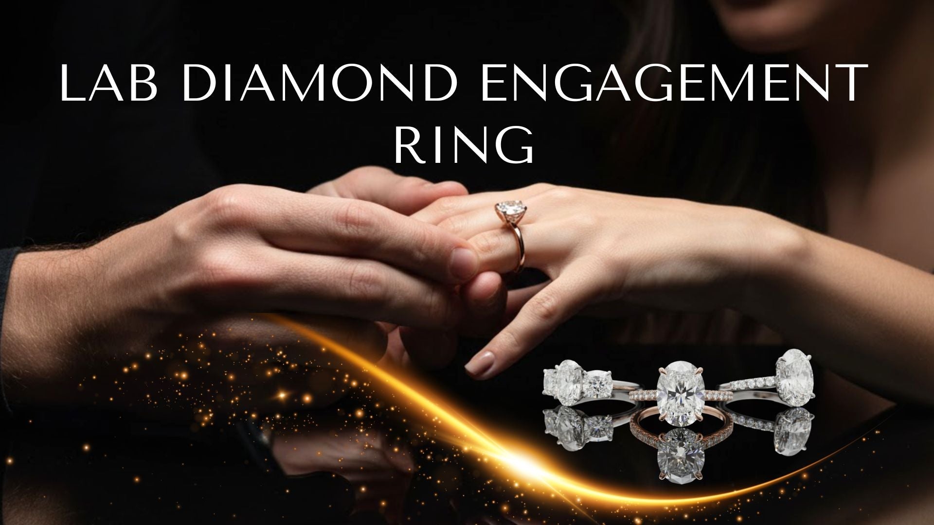 Lab Diamond Engagement Ring