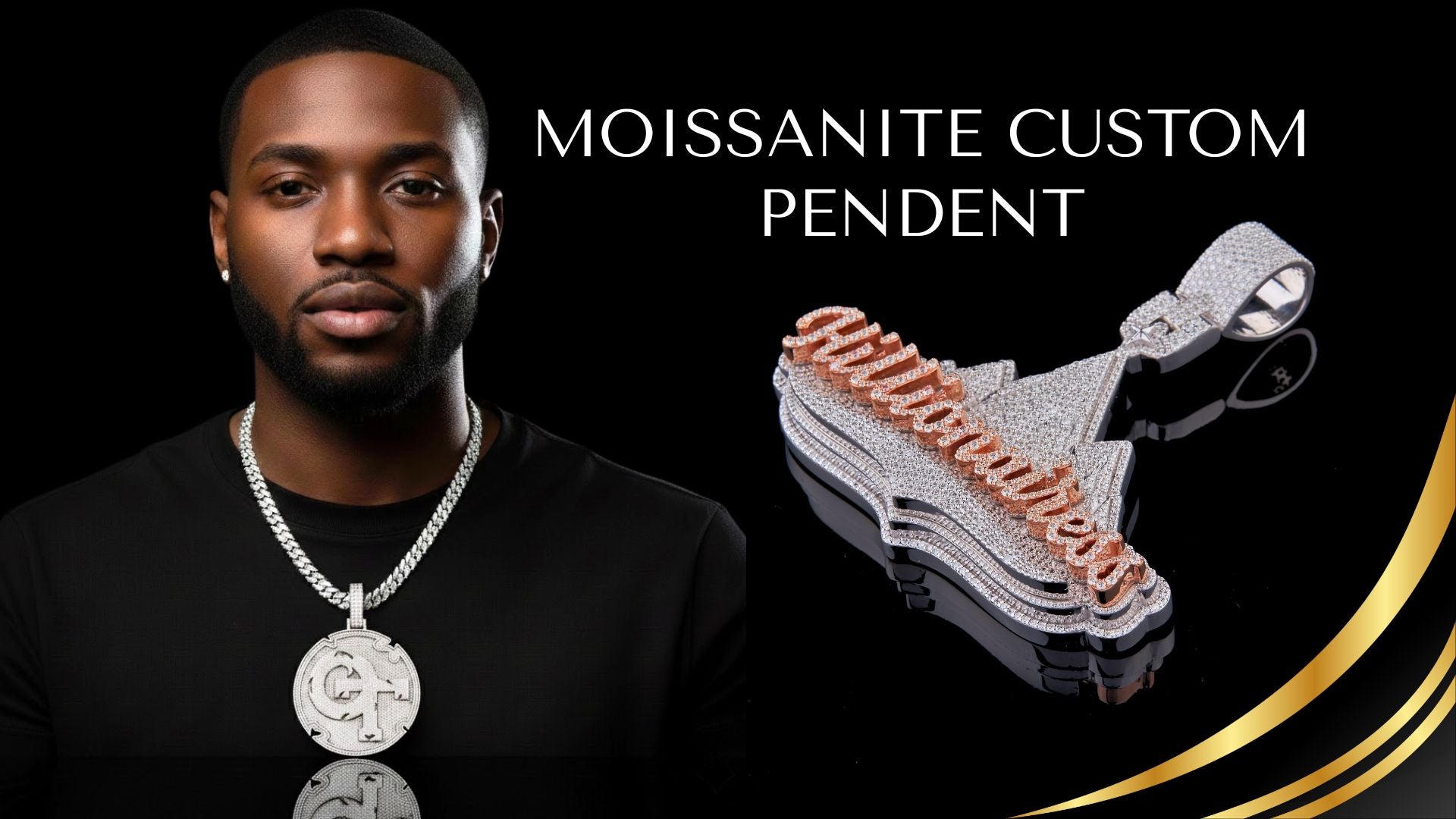 Moissanite Custom Pendent