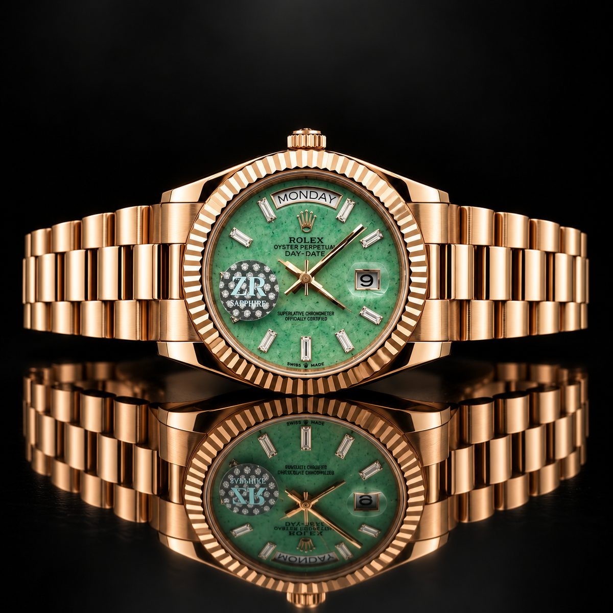 Luxury Gold & Rose Gold Day-Date Watches Elegant Color Dials & Premium Watch