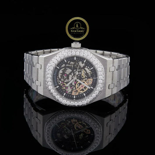 Premium Moissanite Iced-Out Watches with Diamond Bezel Hip Hop Luxury Men’s Watch By Ivevar