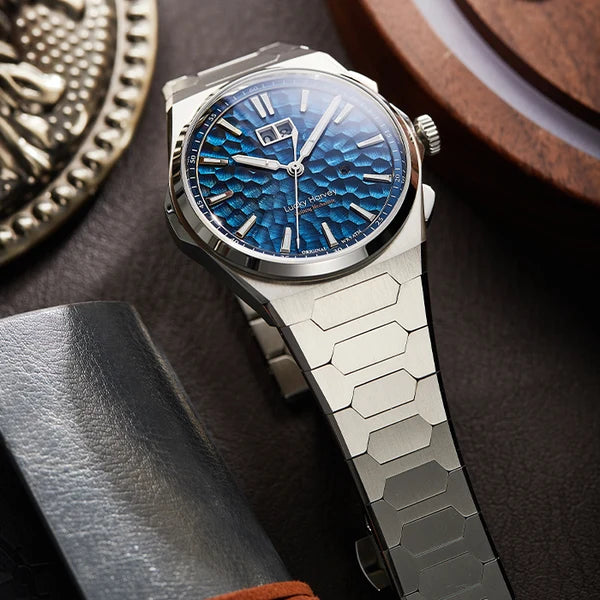 Sound Of Nature Big Date Ocean Blue Hammer Chiming Limited Edition Automatic Watch