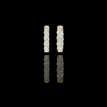 1.60 TCW Royal Elegance Round Cut Moissanite Diamond Exquisite Statement Earrings