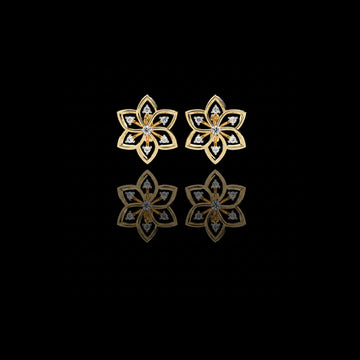 0.10 TCW Tiny Moissanite Diamond Round Cut Earring for Women Sleek & Lightweight for Pierced Ears