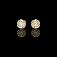 0.48 TCW Luxury Round Cut Moissanite Diamond Stud Earrings in Elegant Everyday Sparkle