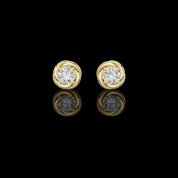 0.48 TCW Luxury Round Cut Moissanite Diamond Stud Earrings in Elegant Everyday Sparkle