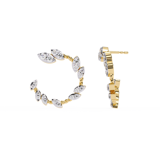 Petite Moissanite Diamond Stud Earrings Round Cut Stackable and Perfect for Love