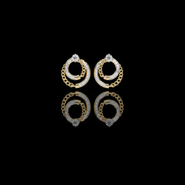 0.46 TCW Sophisticated Round Cut Moissanite Diamond Earrings Secure Push Backs for Active Lifestyles