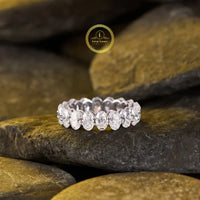 Oval Cut Lab Grown Diamond Eternity Band