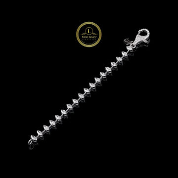 Marquise Cut Moissanite Diamond Tennis Bracelet