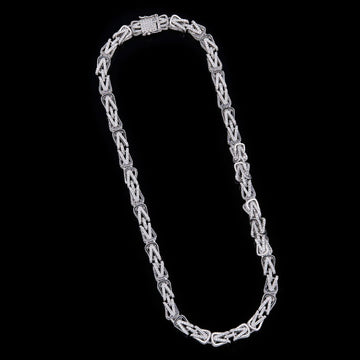 Iced Rope Style Lab Grown Diamond Chain Premium Custom Jewelry By Ivevar
