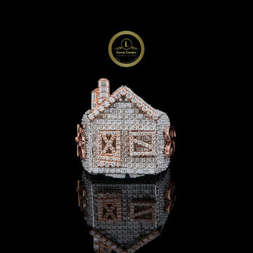 Elegant Hip Hop House Lab Grown Diamond Ring By Ivevar