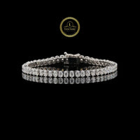 Oval Cut Lab Grown Diamond Tennis Bracelet