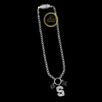 Custom Initial S Lab Grown Diamond Link Necklace By Ivevar
