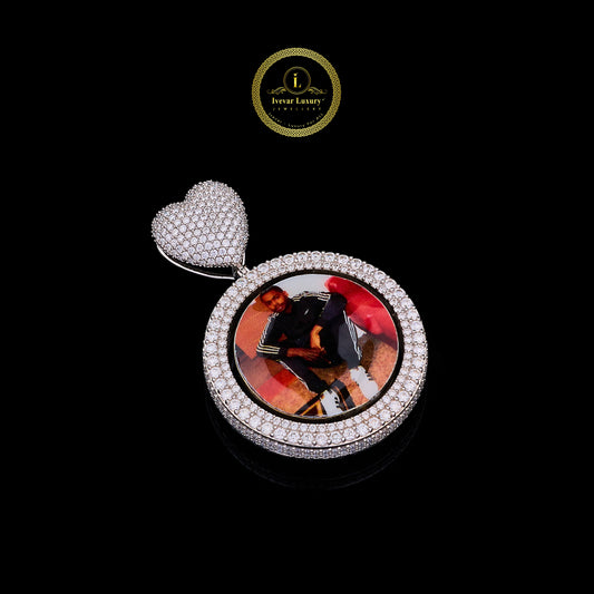 Keep the Memories Close Lab Grown Diamond Heart Shape Pendant Flex