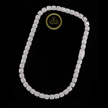 Crafted to Stun Moissanite Diamond Iced-Out Tennis Chain for Ultimate Drip By Ivevar