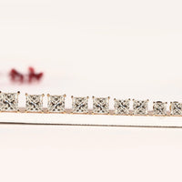 Princess Cut Moissanite Diamond Stud Earrings For Her