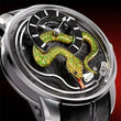 Craftmanship Series Silver Enamel Chiming Snake Limited Edition Automatic Watch