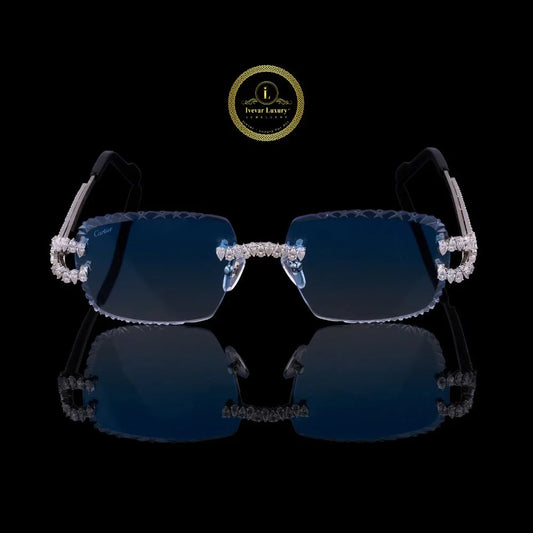 Unisex Luxury Blue Gradient Shades Celebrity Fashion Eyewear