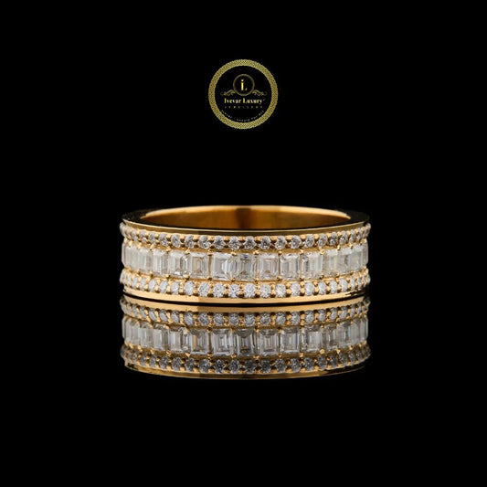 Emerald Cut Diamond Eternity Lab Grown Diamond Band