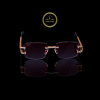 Designer Round Diamond Sunglasses Premium Luxury Eye wear