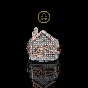 Elegant Hip Hop House Lab Grown Diamond Ring By Ivevar