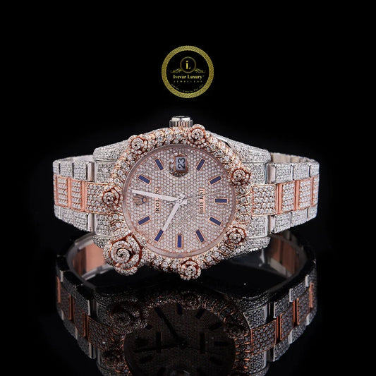Exclusive Diamond Watch Duo – Two Tone And Stainless Steel Watch Men's Collection