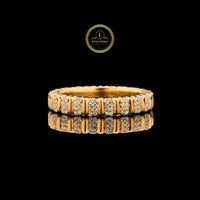 Round Cut Moissanite Diamonds Eternity Band