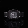 Midnight Diamond Prestige Collection Full Pavé Diamond Chronograph Black Luxury Timepiece Duo
