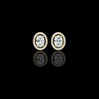 1.80 CT Ethical Elegance Moissanite Oval Cut Diamond Earrings Collection For Cocktail Party