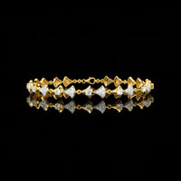 Round Cut Lab Diamond Bracelet Custom Design