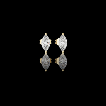 Prestige Edition Marquise Cut Moissanite Diamond Stud Earrings