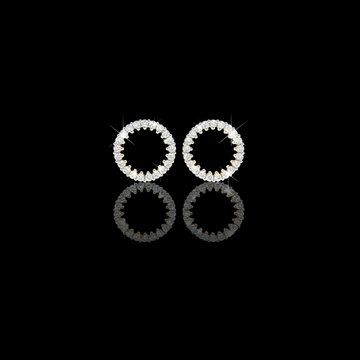 0.30 TCW Handcrafted Lab Grown Round Cut Diamond Earring Precision, Passion & Perfection