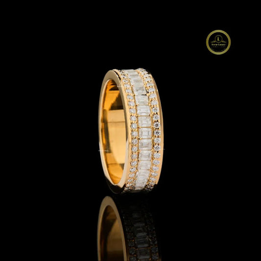 Emerald Cut Diamond Eternity Lab Grown Diamond Band