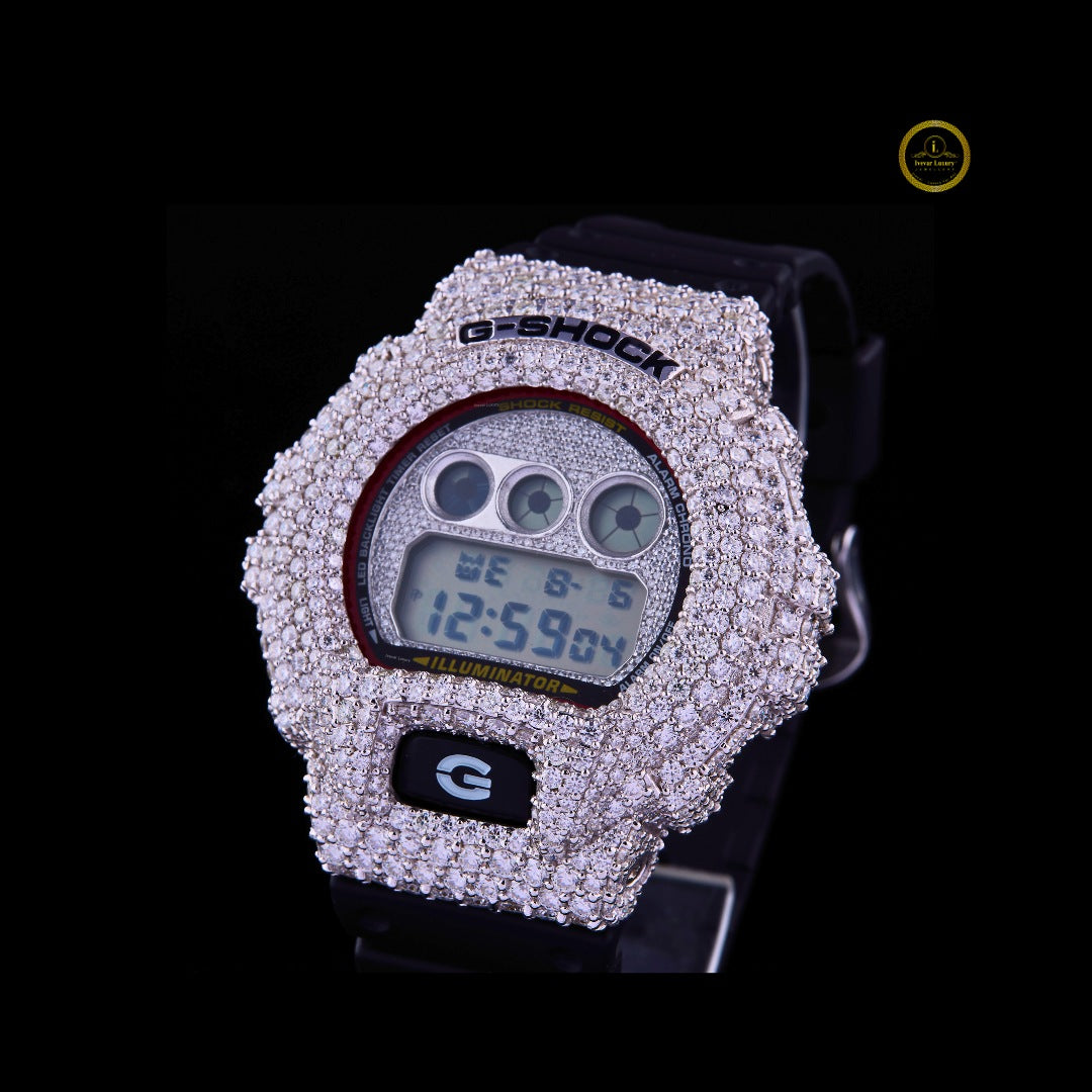 Exclusive Black Lab Grown Diamond Iced Luxury Timepiece By Ivevar - View 2