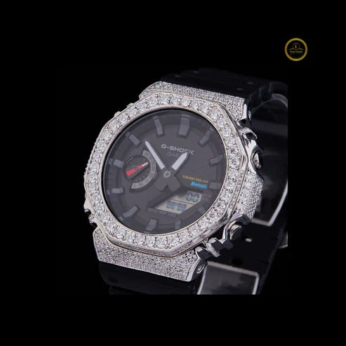 Elite Moissanite Diamond Watch Collection Royal Ice And Midnight Blue Edition