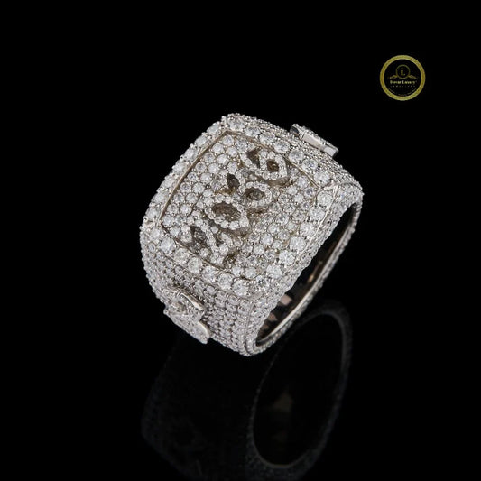 2036 Royal Iced Out Moissnaite Diamond Custom Ring By Ivevar