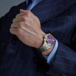 Sound Of Nature Guilloche Dial Purple Titanium Chiming Limited Edition Automatic Watch