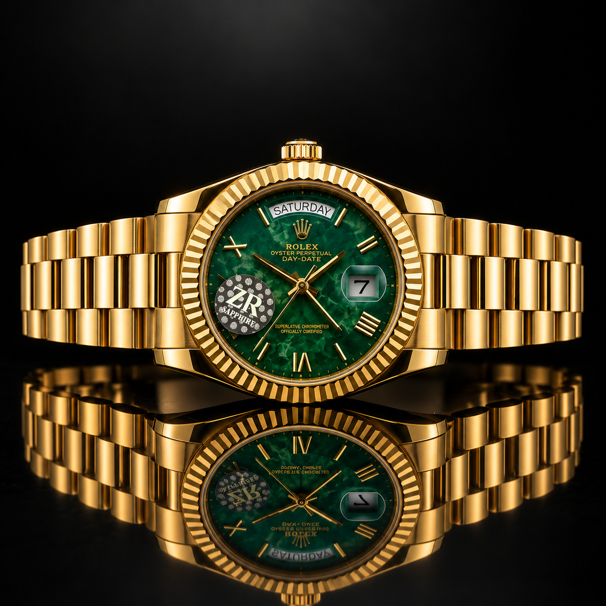 Luxury Gold & Rose Gold Day-Date Watches Elegant Color Dials & Premium Watch