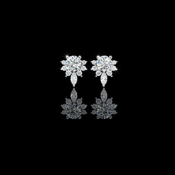0.68 TCW Sustainable Sparkle Top Luxury Moissanite Marquise Cut Diamond Earring For Soft Corner