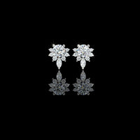 2.14 TCW Sustainable Sparkle Top Luxury Round Cut Moissanite Diamond Earring For Soft Corner