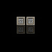 2.00 CT Precious Adornments Moissanite Princess Cut Diamond Earrings Unparalleled Elegance