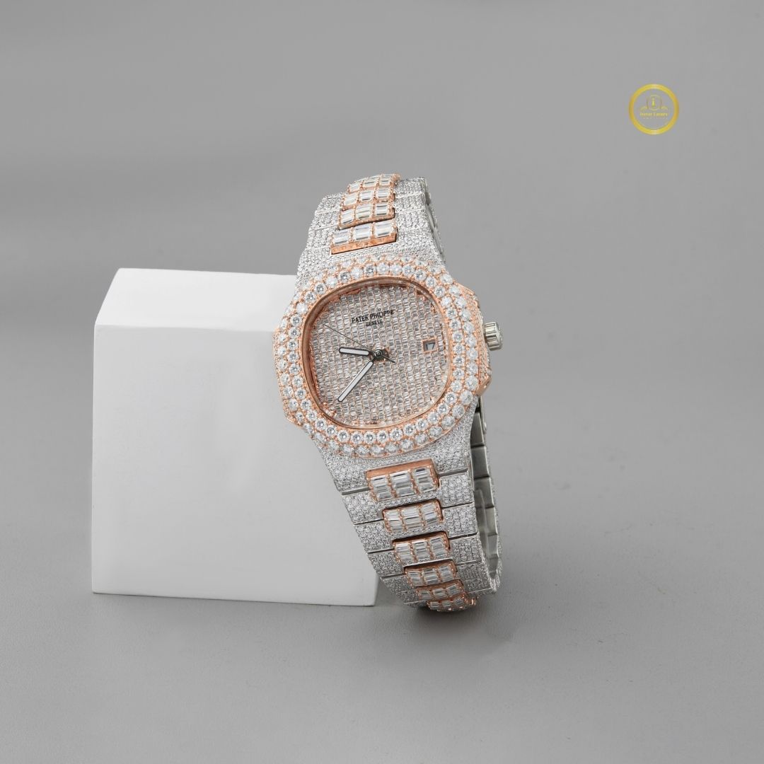 Ivevar's Signature Elegance Custom Lab Diamond Luxury Watch - View 2