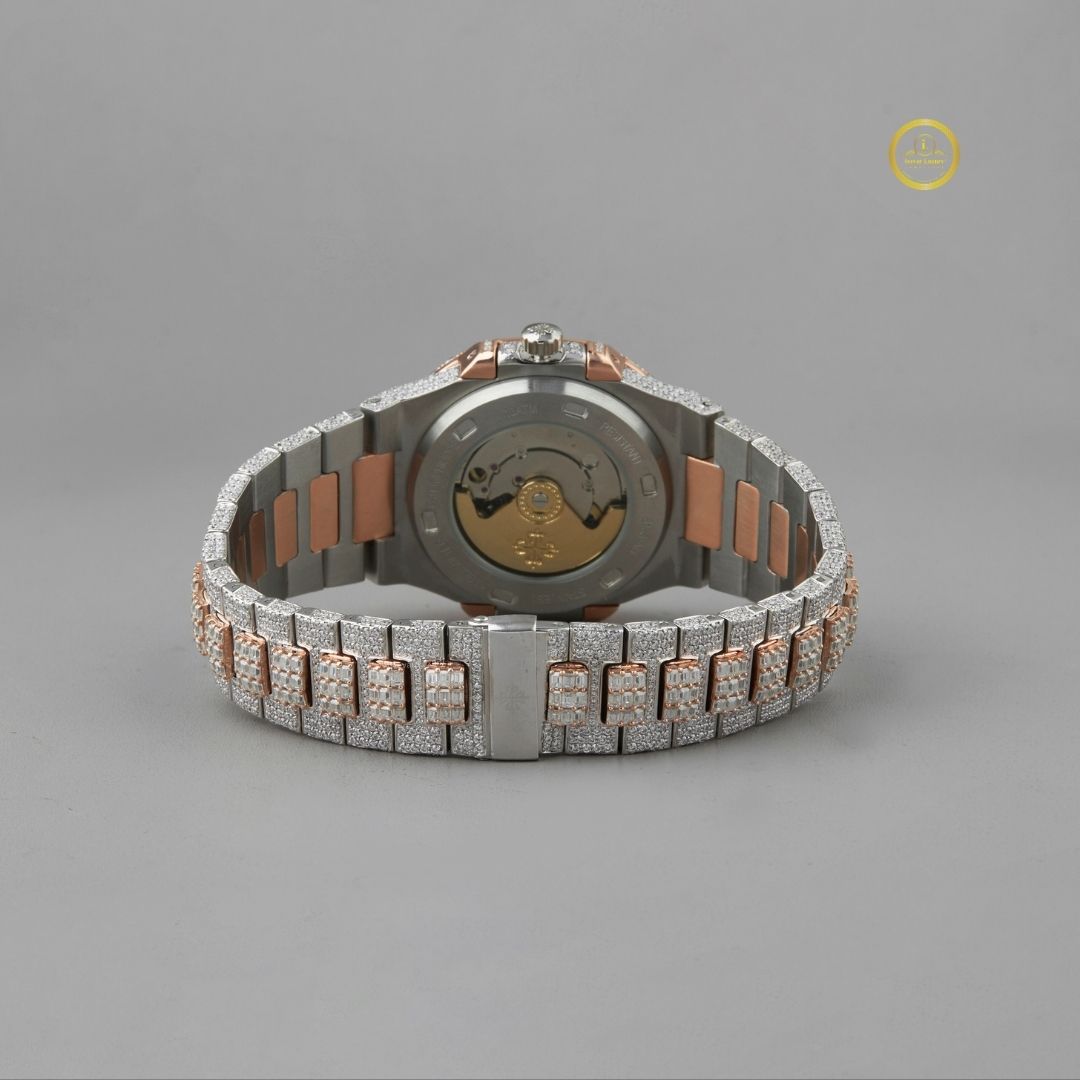 Ivevar's Signature Elegance Custom Lab Diamond Luxury Watch - View 4