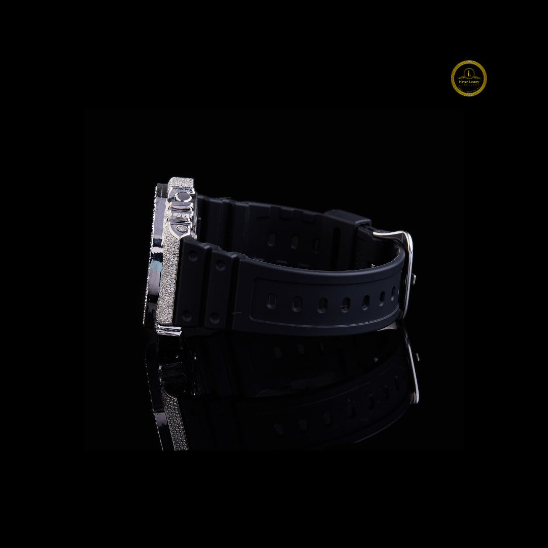 Fully Iced Luxury Wristwatch with Lab Grown Diamond Bezel – Modern Street Style and Timeless Elegance - View 3